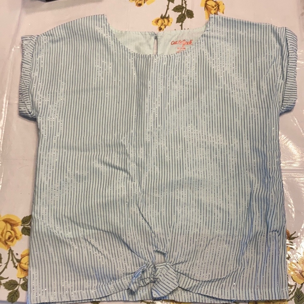 Cotton blouse girls 7/8 with lining